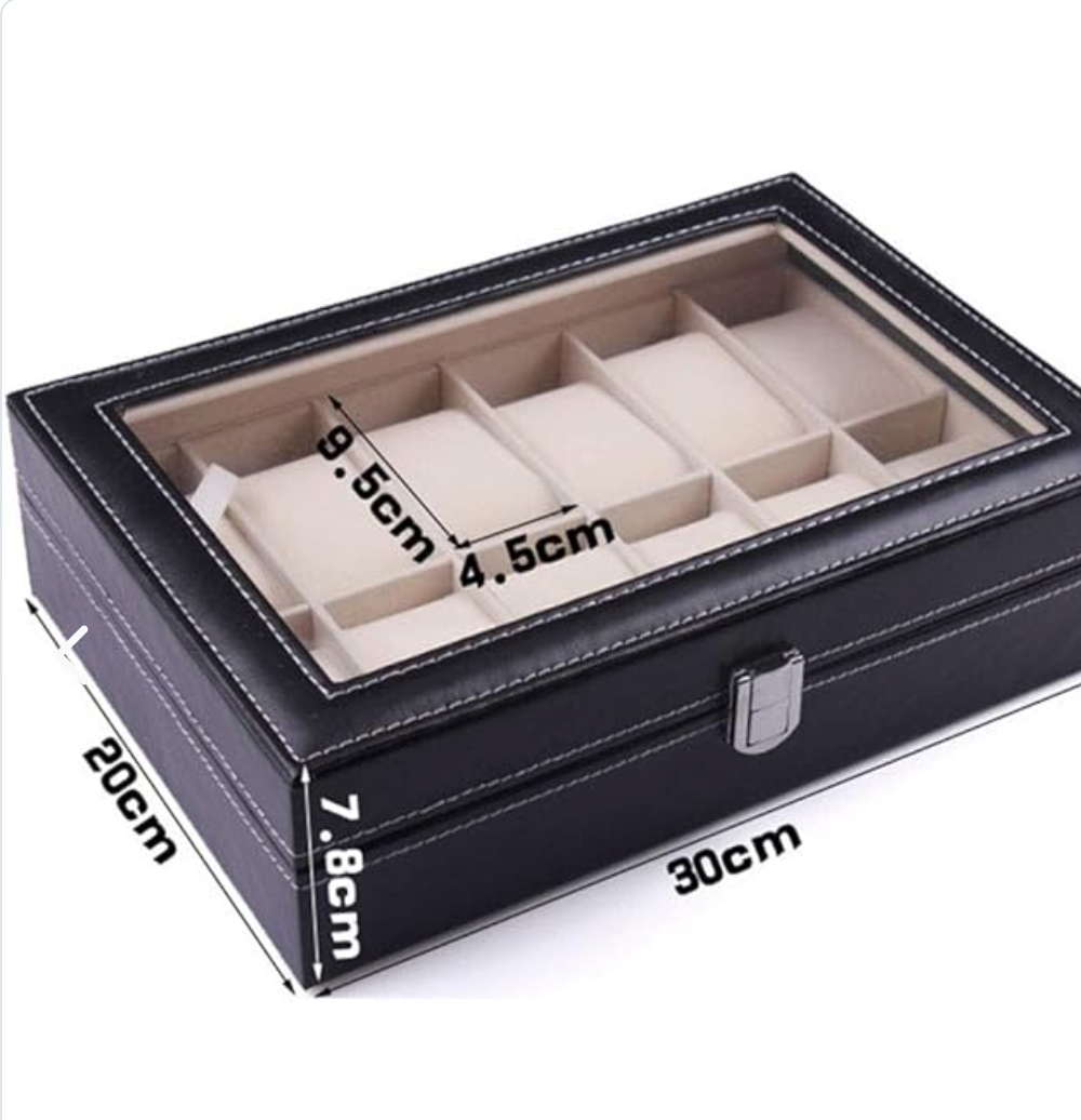 ORGANIZADOR DE RELOJES 12 PUESTOS