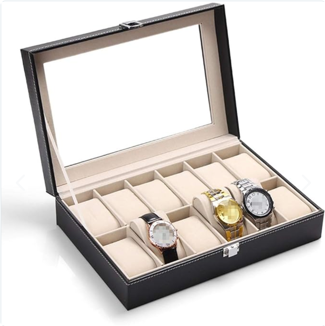 ORGANIZADOR DE RELOJES 12 PUESTOS