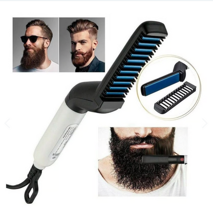 Plancha De Barba Peinadora Alisadora Men